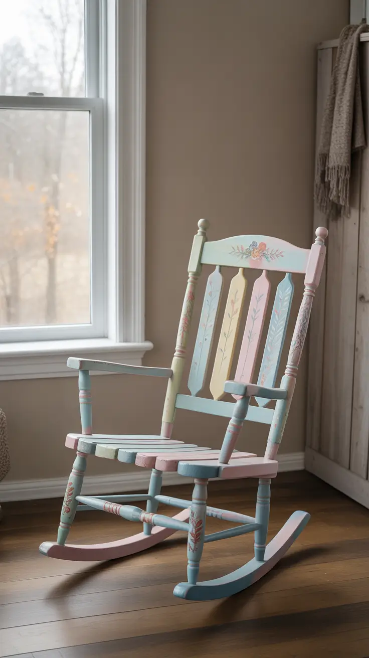 Chair Ideas 2026 Painted Rocking Chairs With Artistic Flair
