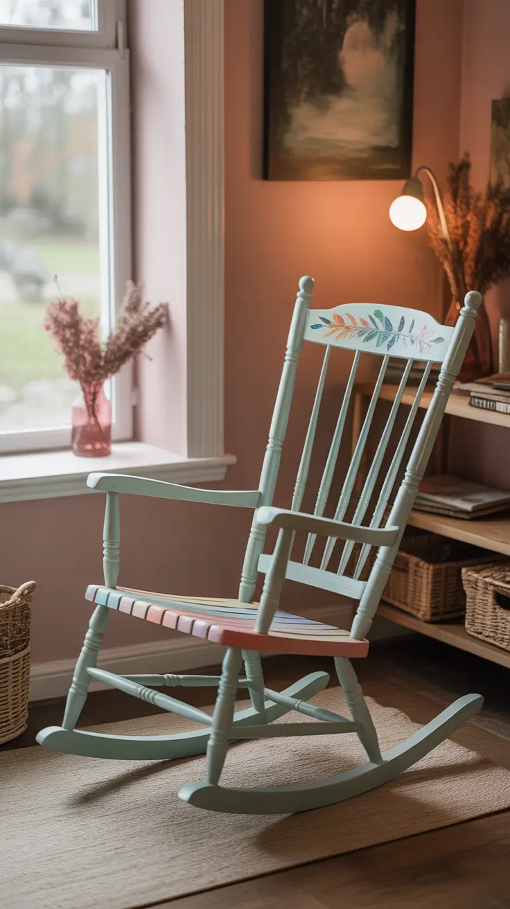 Chair Ideas 2026 Painted Rocking Chairs With Artistic Flair