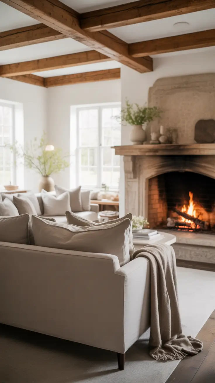 classy living room ideas 2026 Farmhouse Interior Design With A Classy Twist