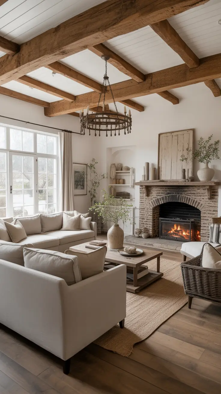 classy living room ideas 2026 Farmhouse Interior Design With A Classy Twist