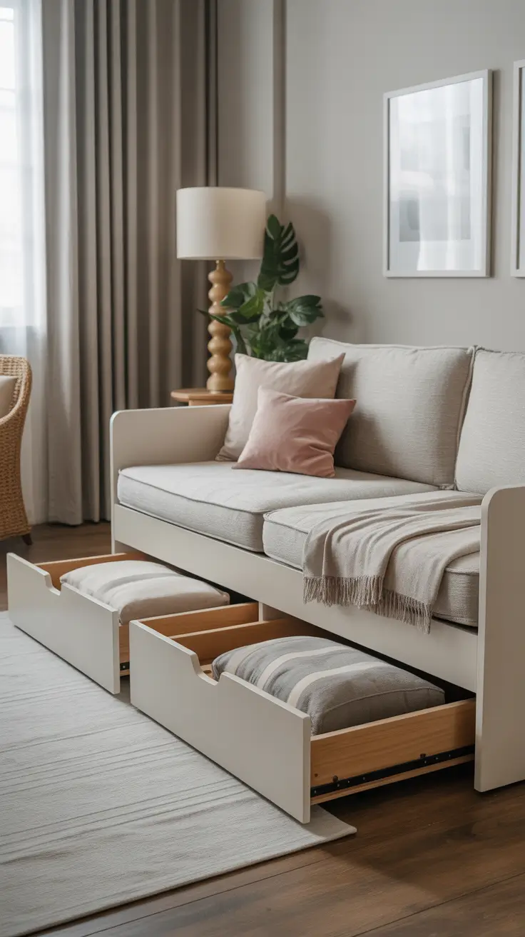 Couch bed Couch Beds With Smart Storage Solutions