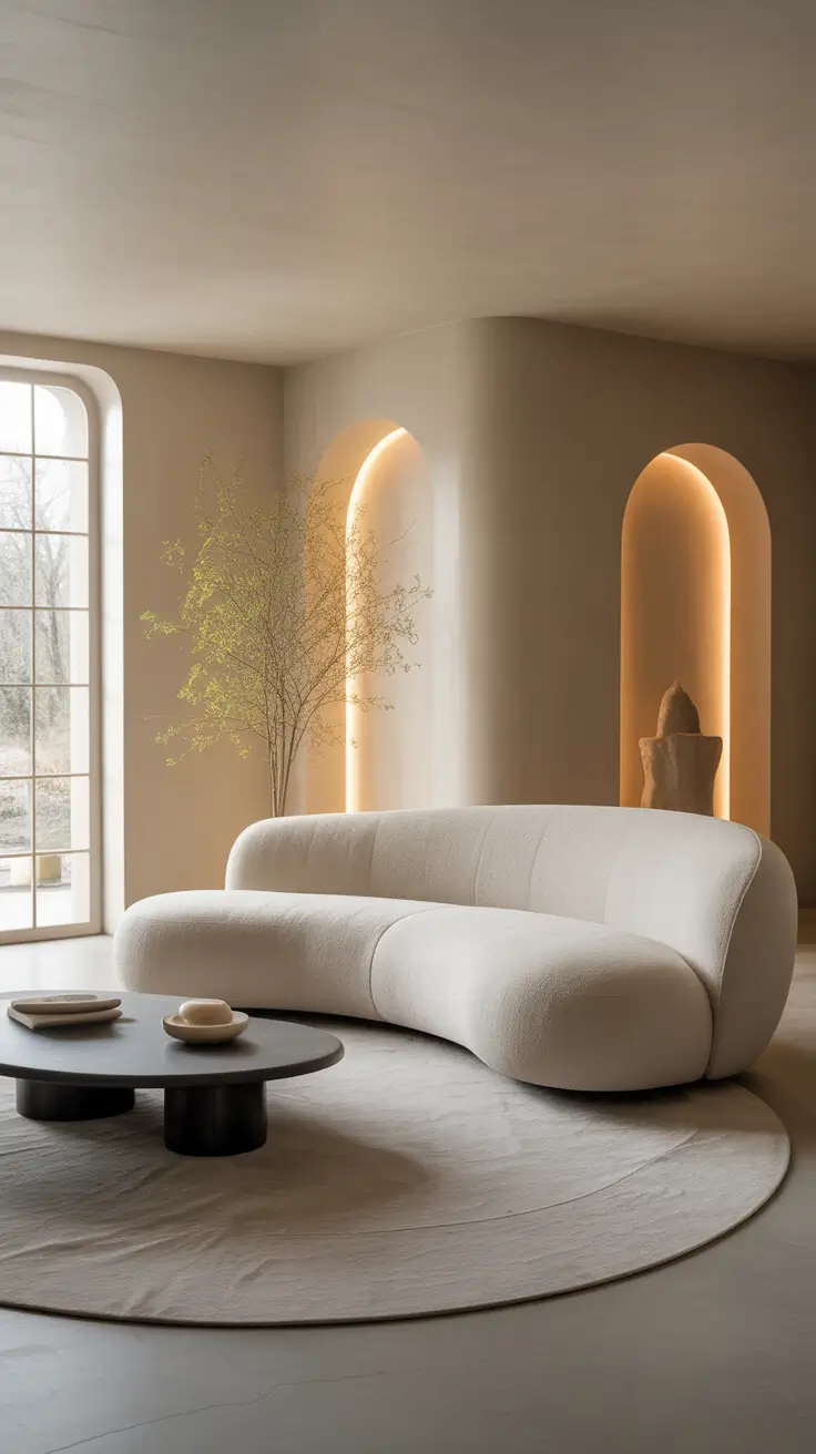 Curved Sofa Ideas for Living Room 2026 – Why Curved Sofas Are Changing Living Room Design