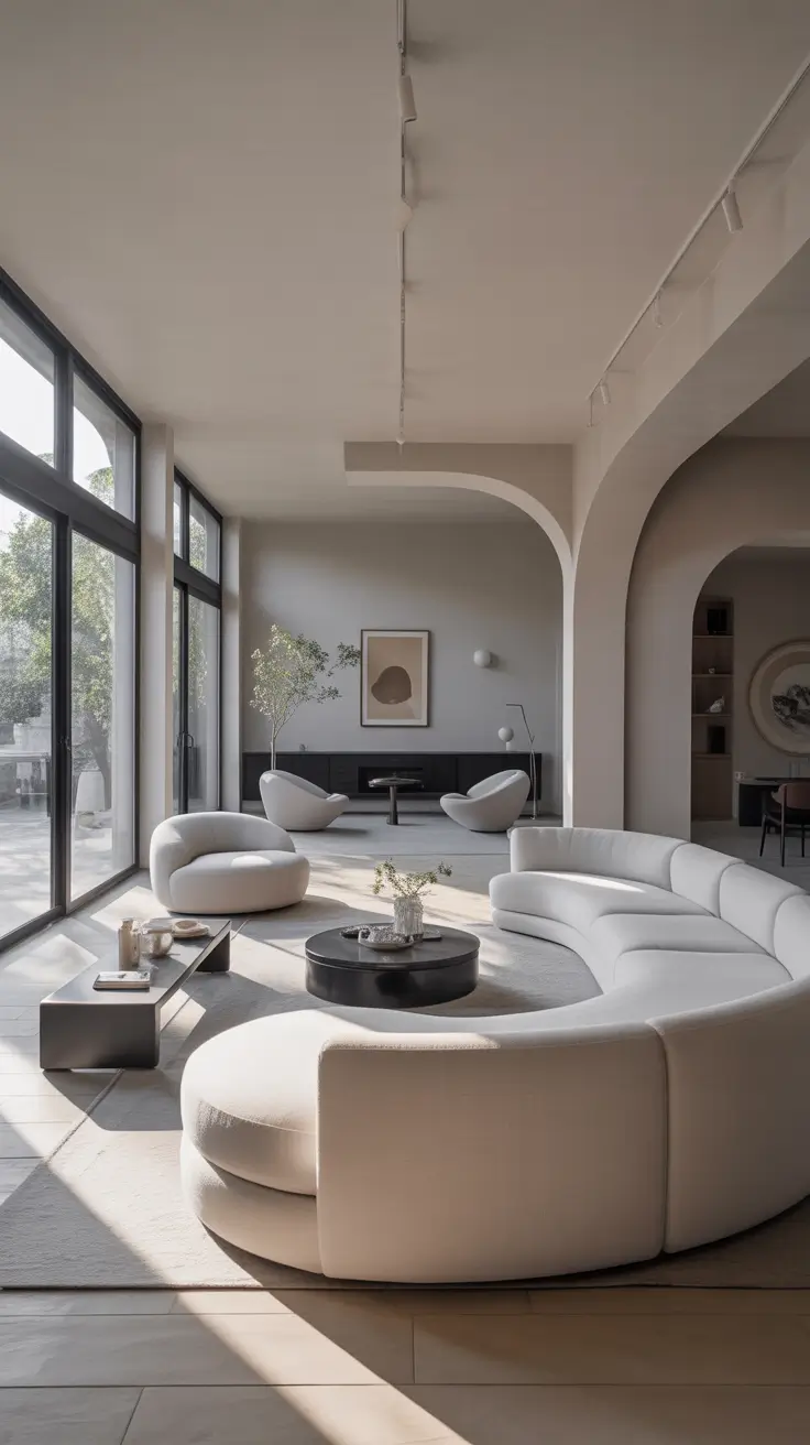 Curved Sofa Ideas for Living Room 2026 – Curved Sofa As A Key Element Of Modern Living Interiors