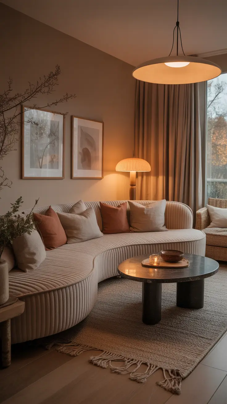 Curved Sofa Ideas for Living Room 2026 – Cozy Living Room Ideas With Curved Seating