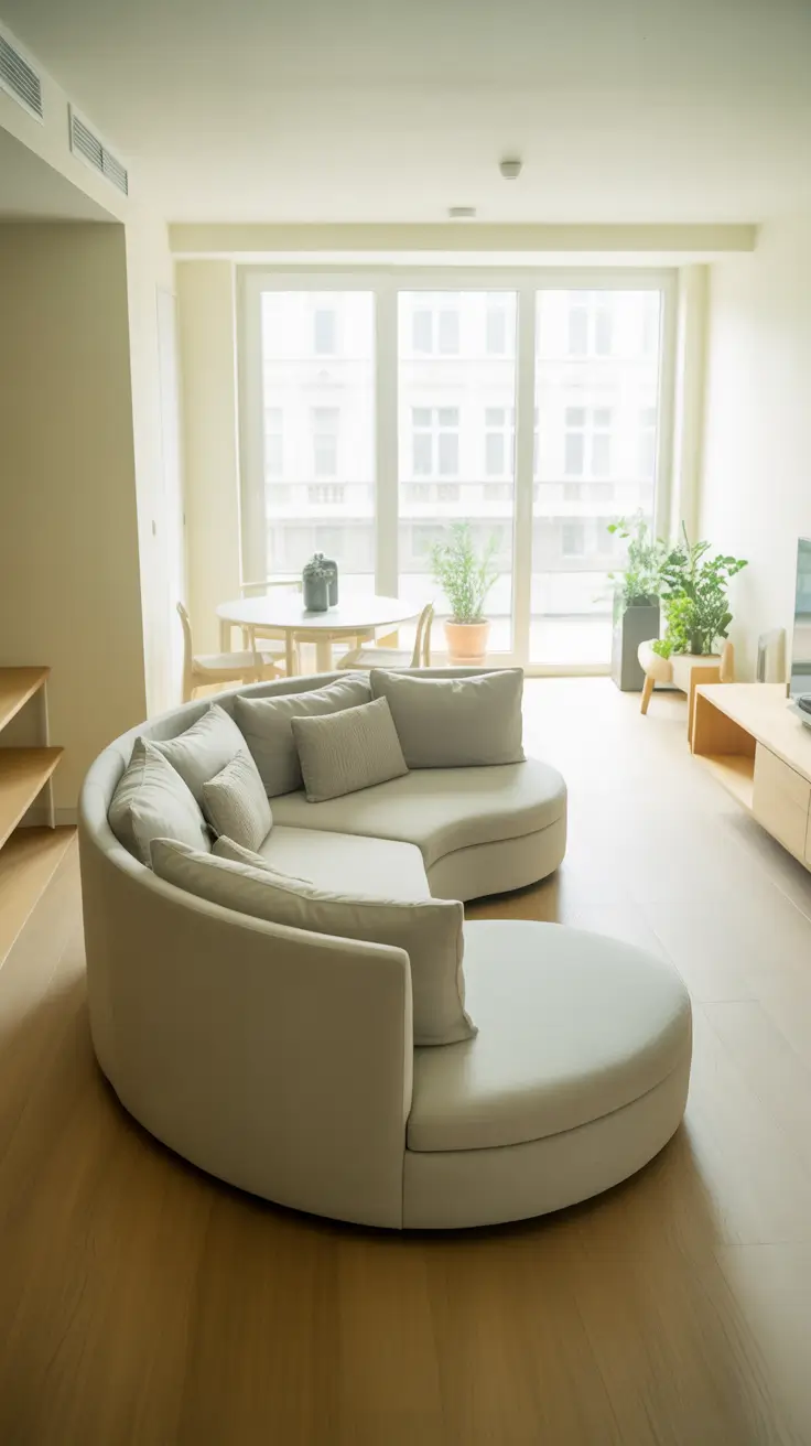 Curved Sofa Ideas for Living Room 2026 – Small Apartments And Living Rooms With Curved Sofas