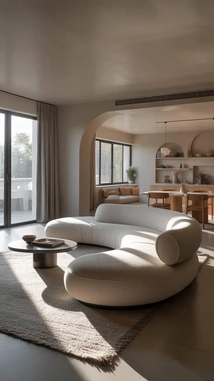 Curved Sofa Ideas for Living Room 2026 – Curved Sofa As A Key Element Of Modern Living Interiors