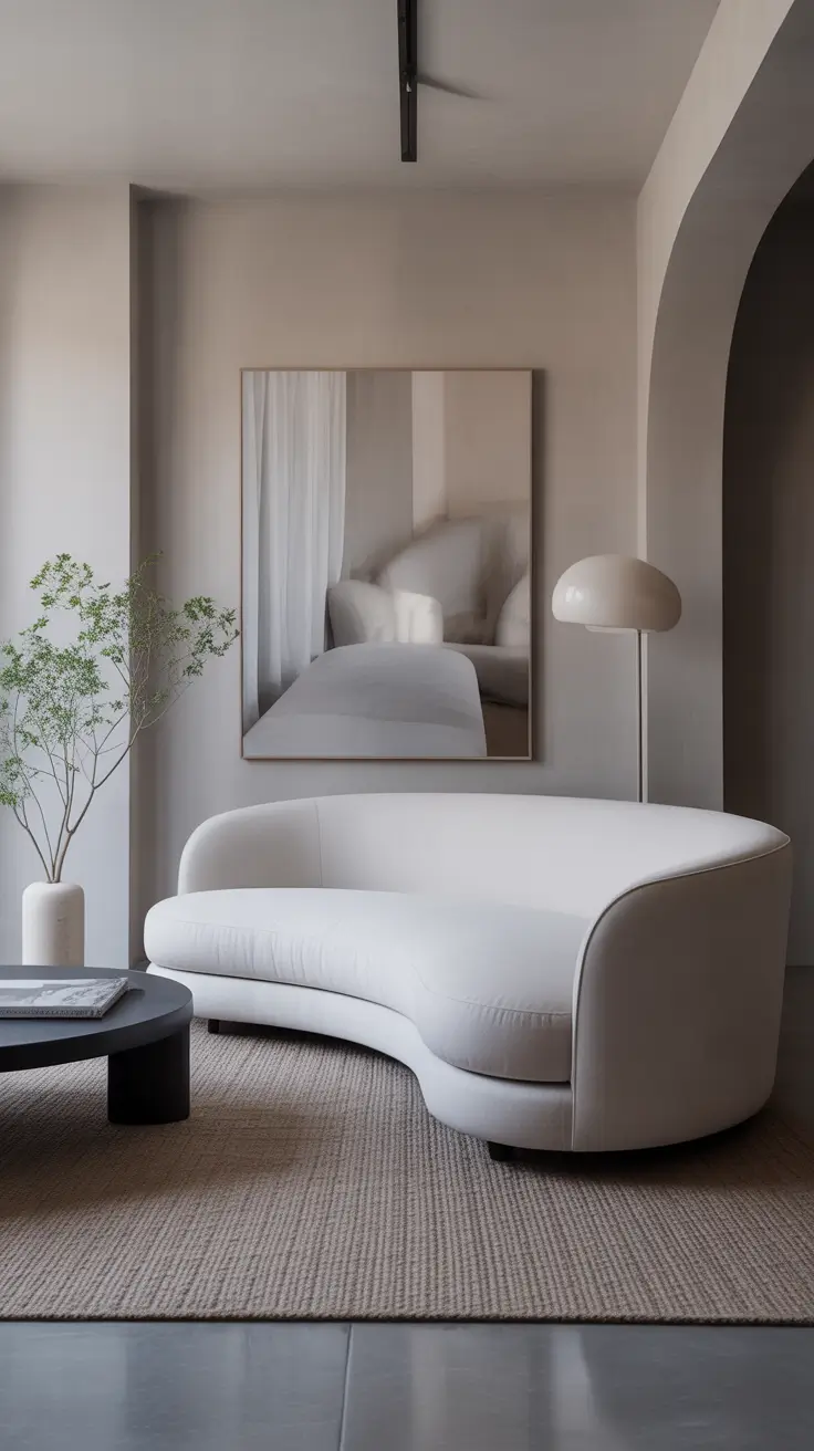 Curved Sofa Ideas for Living Room 2026 – Modern Curved Sofas With Clean And Minimal Lines