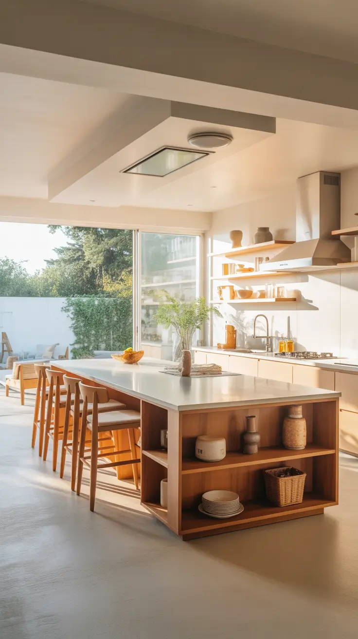 ТЕМА Open-Design Kitchen Islands For Airy, Connected Spaces