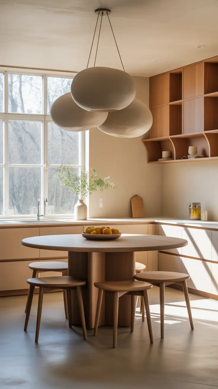 ТЕМА Round Kitchen Islands For Smooth, Organic Flow