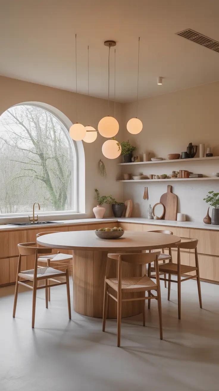 ТЕМА Round Kitchen Islands For Smooth, Organic Flow