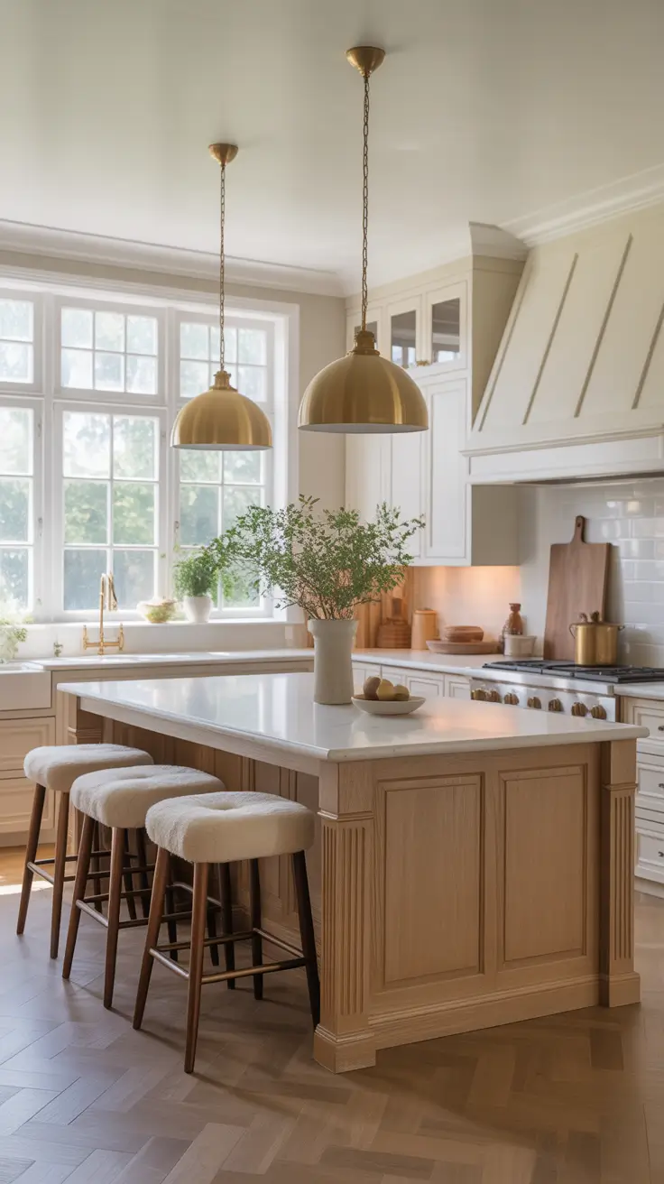 ТЕМА White Oak Kitchen Island Ideas With Timeless Appeal