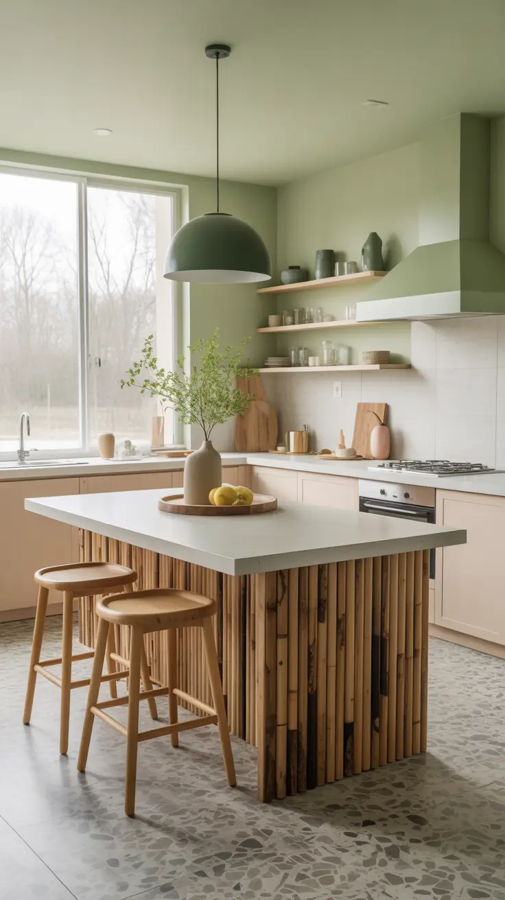 ТЕМА Eco-Friendly Kitchen Island Ideas With Sustainable Materials