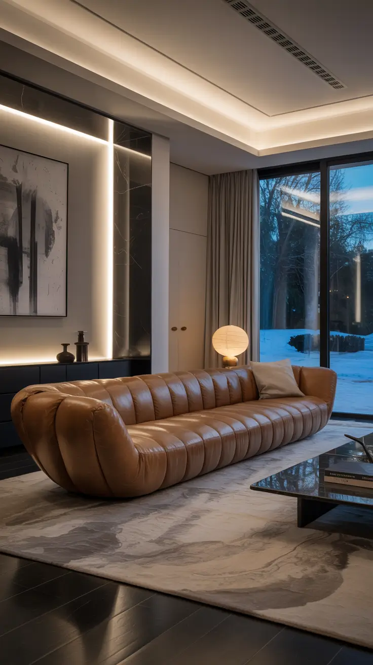 Leather Sofa Ideas 2026 Modern Luxury Living Room Leather Sofa