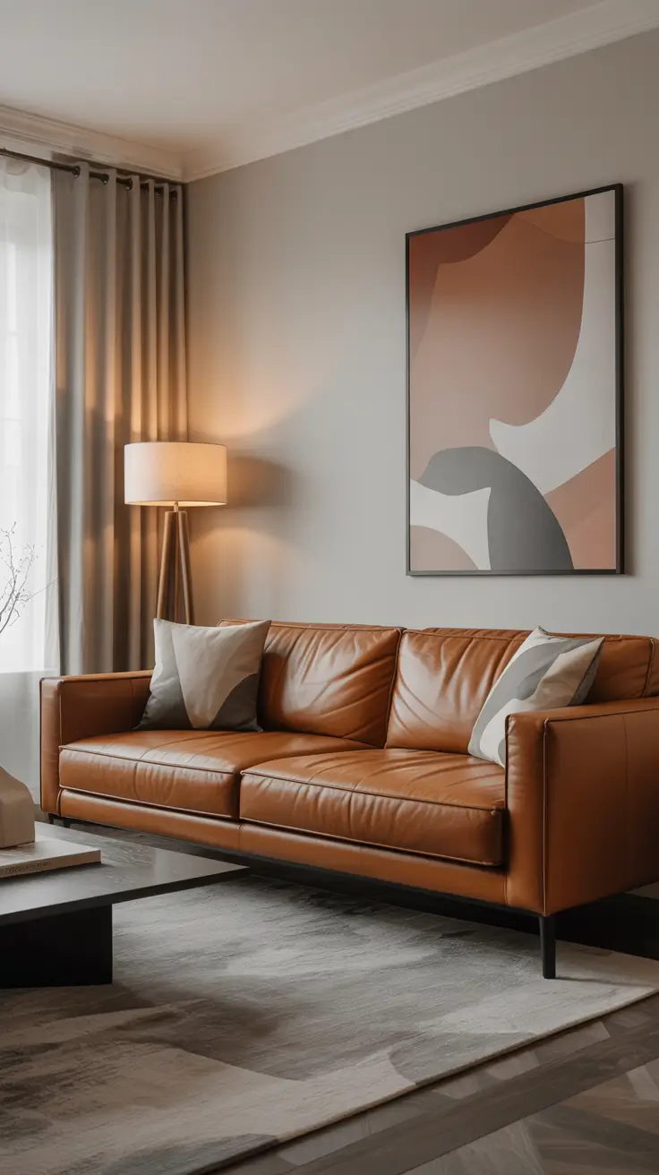 Leather Sofa Ideas 2026 Modern Living Room Leather Sofa