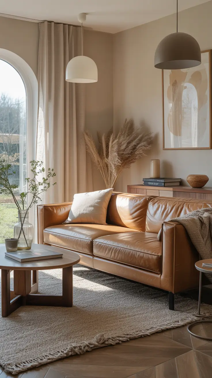 Leather Sofa Ideas 2026 Beige Leather Sofa Living Room Base