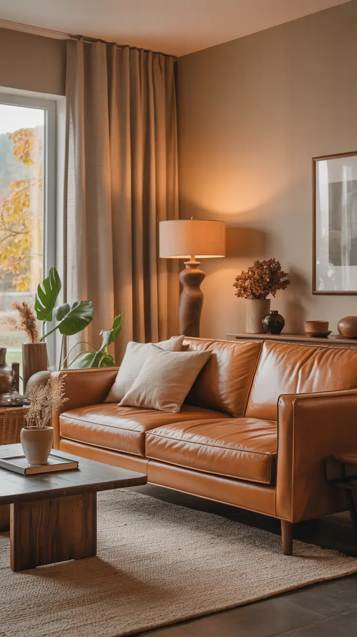 Leather Sofa Ideas 2026 Tan Leather Sofa For Warm Interiors