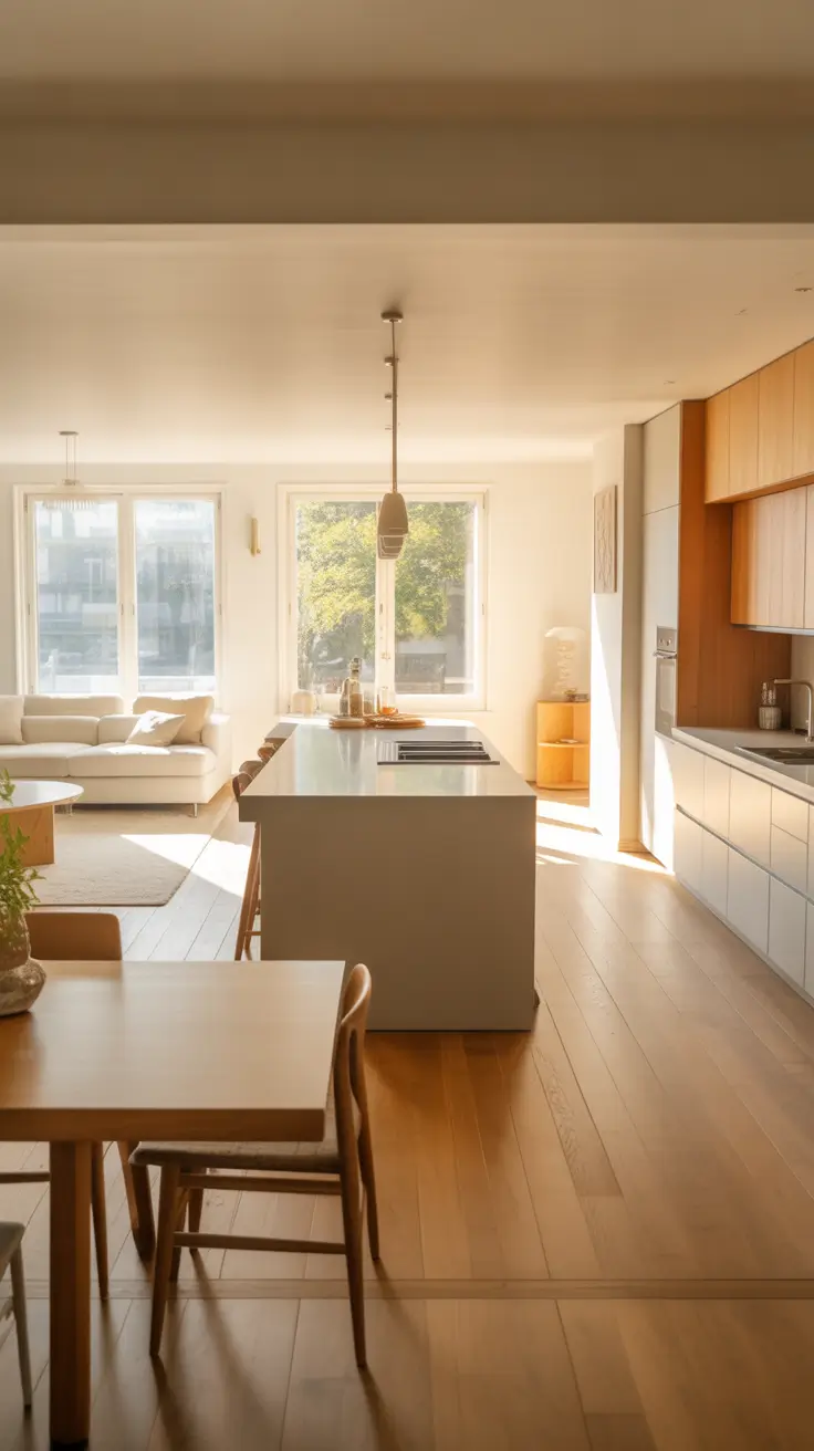 Open Concept Kitchen Dining Living Room Renovation Ideas 2026