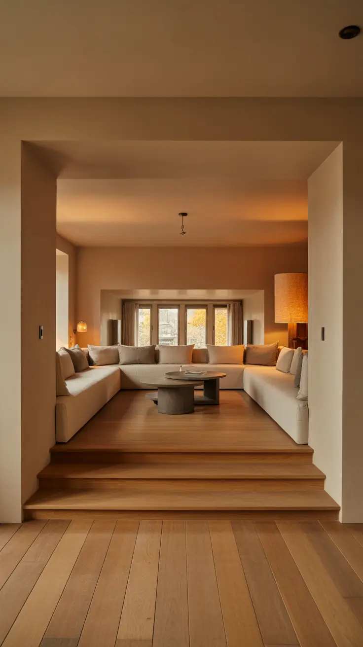 Living Room Renovation Ideas 2026 Step Down Living Room Renovation Ideas With Visual Depth