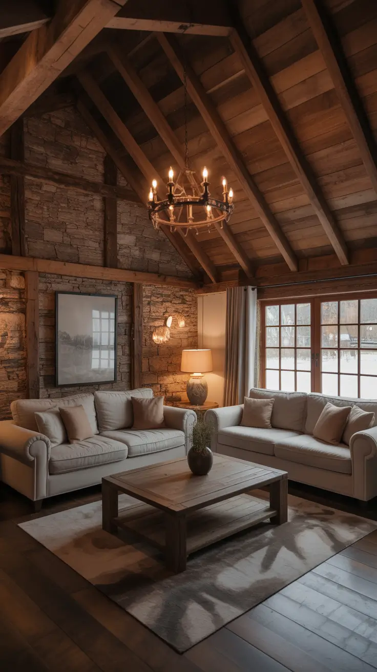 Living Room Renovation Ideas 2026 Rustic Barn Living Room Renovation Ideas