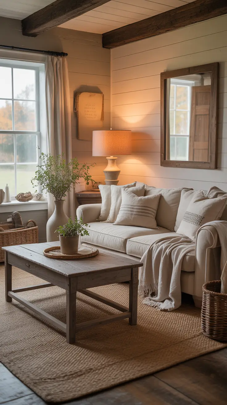 Rustic Farmhouse Living Room Renovation Ideas 2026