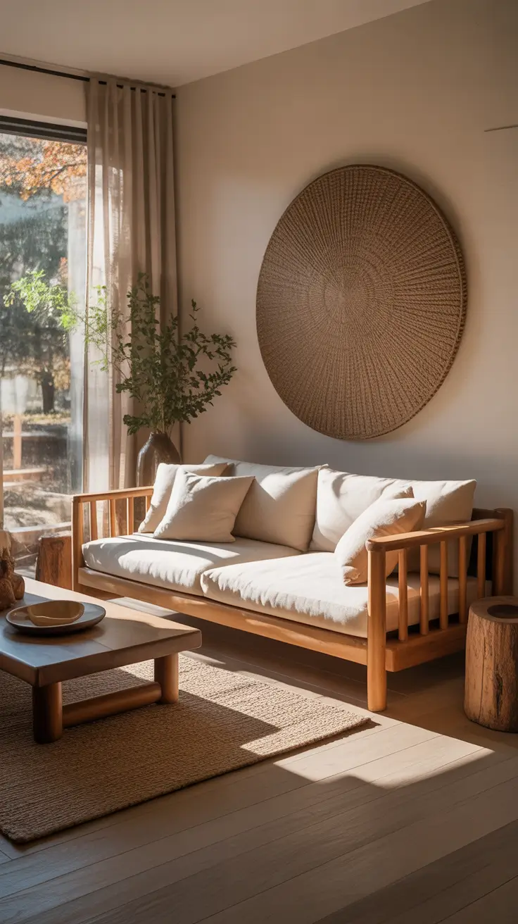 Modern sofa ideas 2026 Wooden Sofa Ideas With Natural Texture