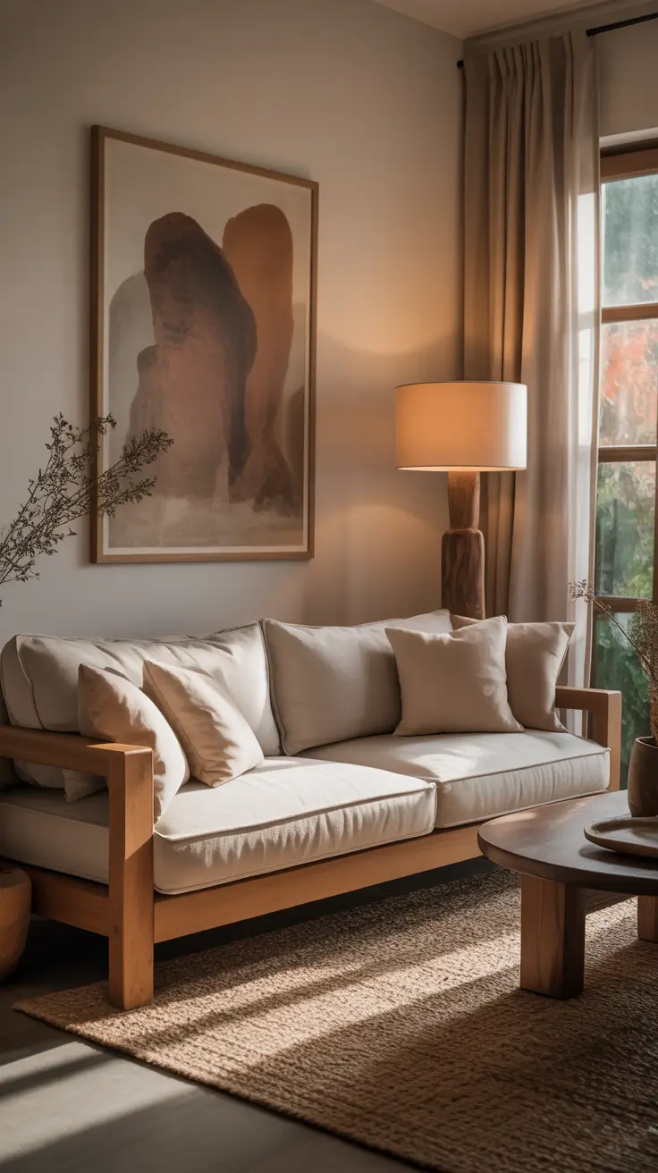 Modern sofa ideas 2026 Wooden Sofa Ideas With Natural Texture