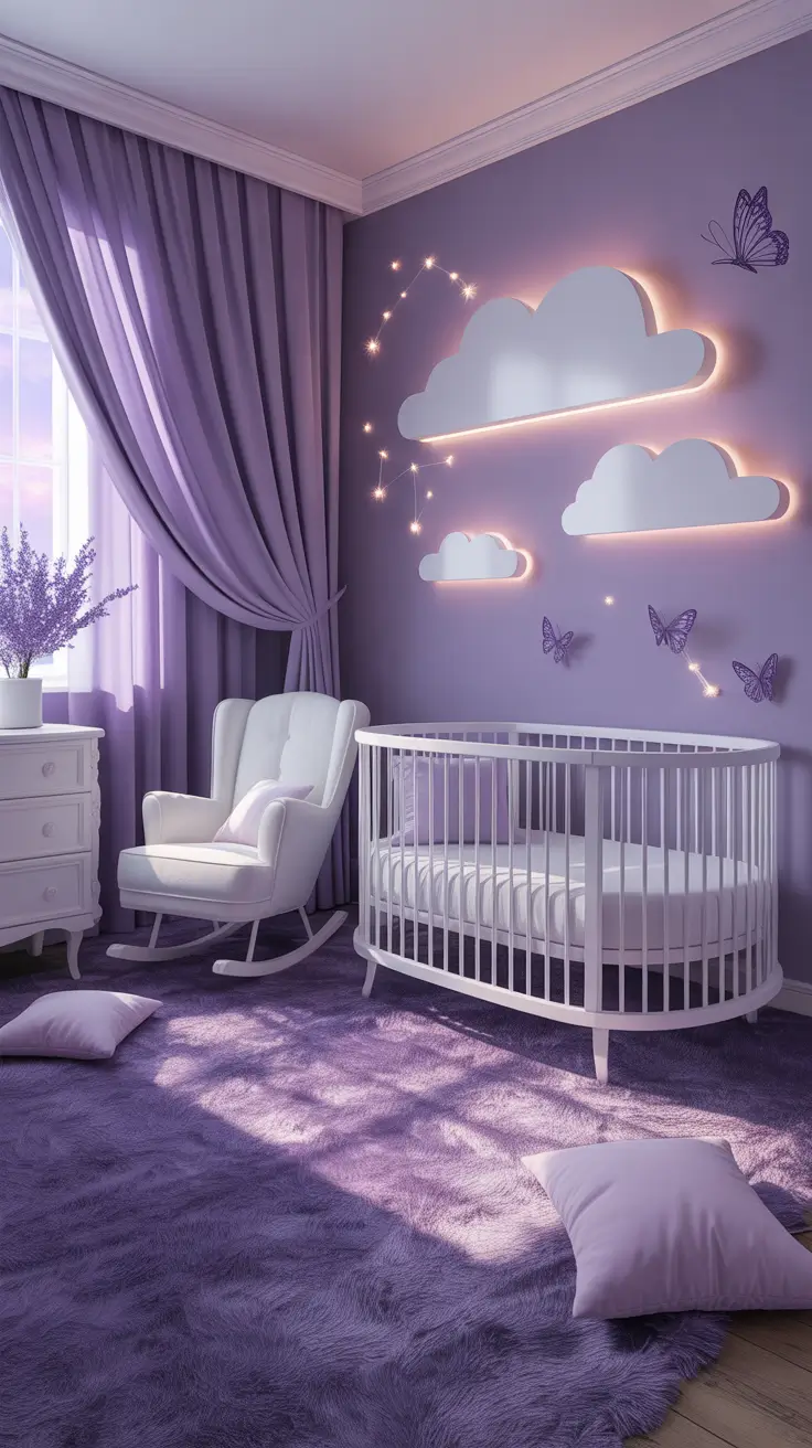 Purple Nursery Looks