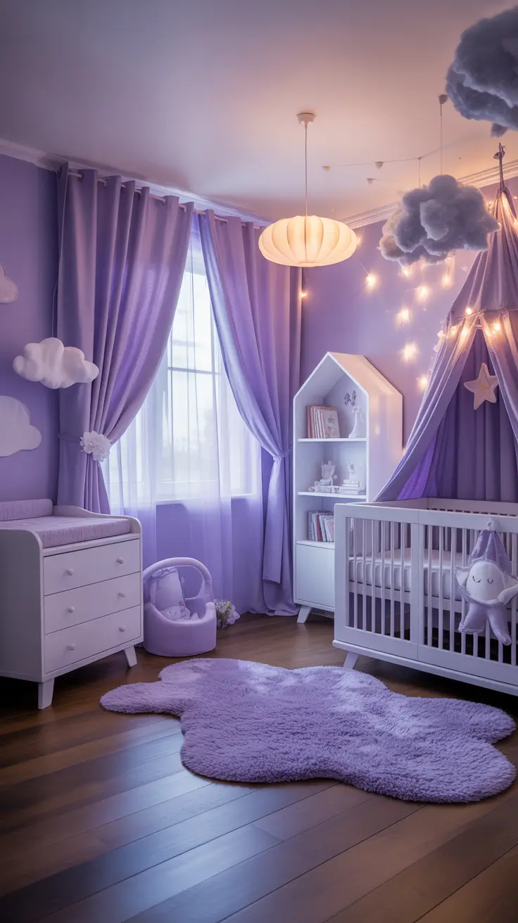 Purple Nursery Looks