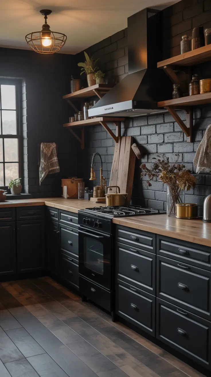 Rustic Kitchen Ideas 2026 Black Rustic Kitchen Ideas