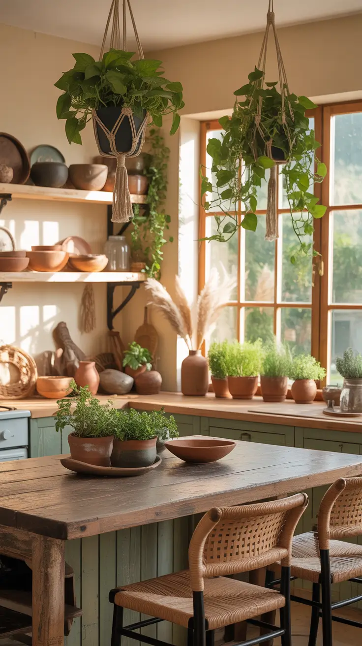 Boho Rustic Kitchen Vibes
