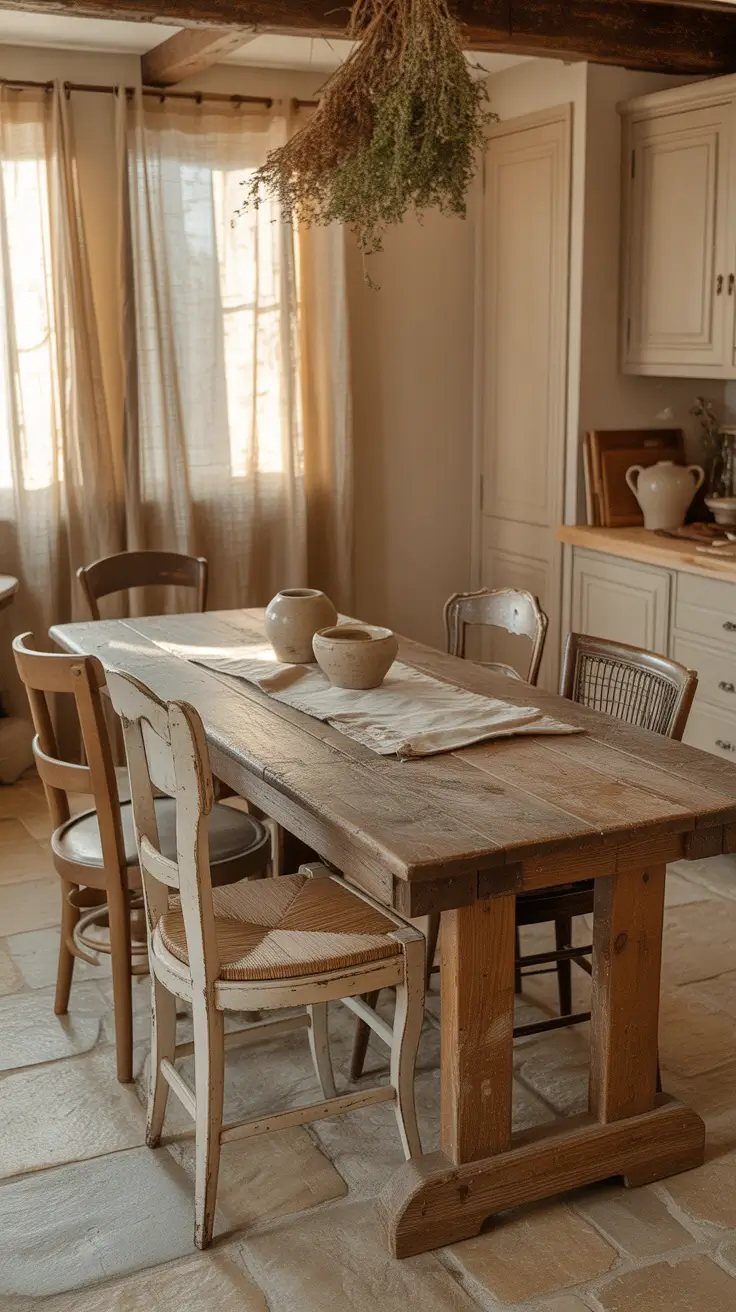 Rustic Kitchen Ideas 2026 Vintage French Farm Tables In Kitchens