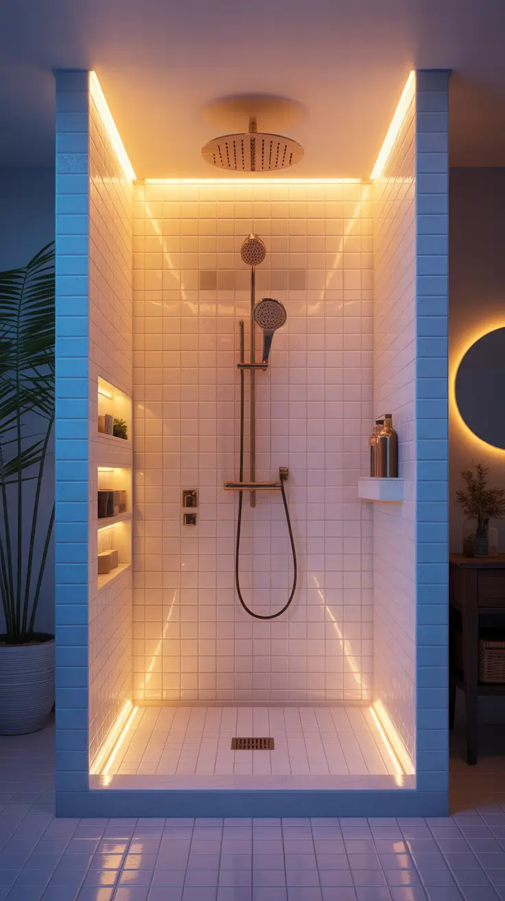 Shower Remodel Ideas 2026 Creative Shower Lighting Ideas