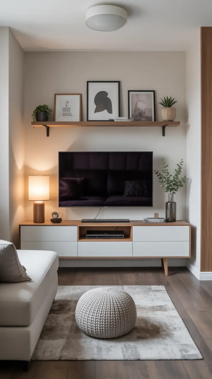 Small Living Room Decor Ideas 2026 Smart TV Placement Tips