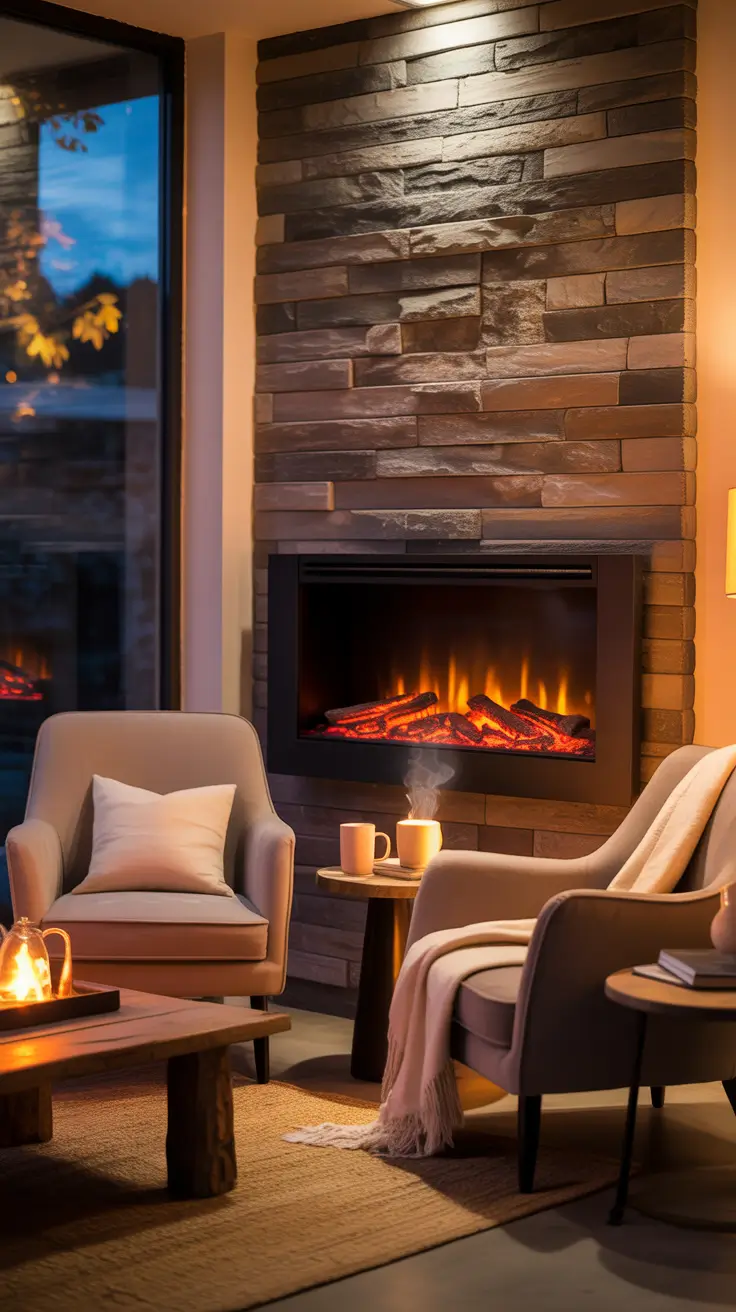 Small Living Room Decor Ideas 2026 Small Fireplace Styling