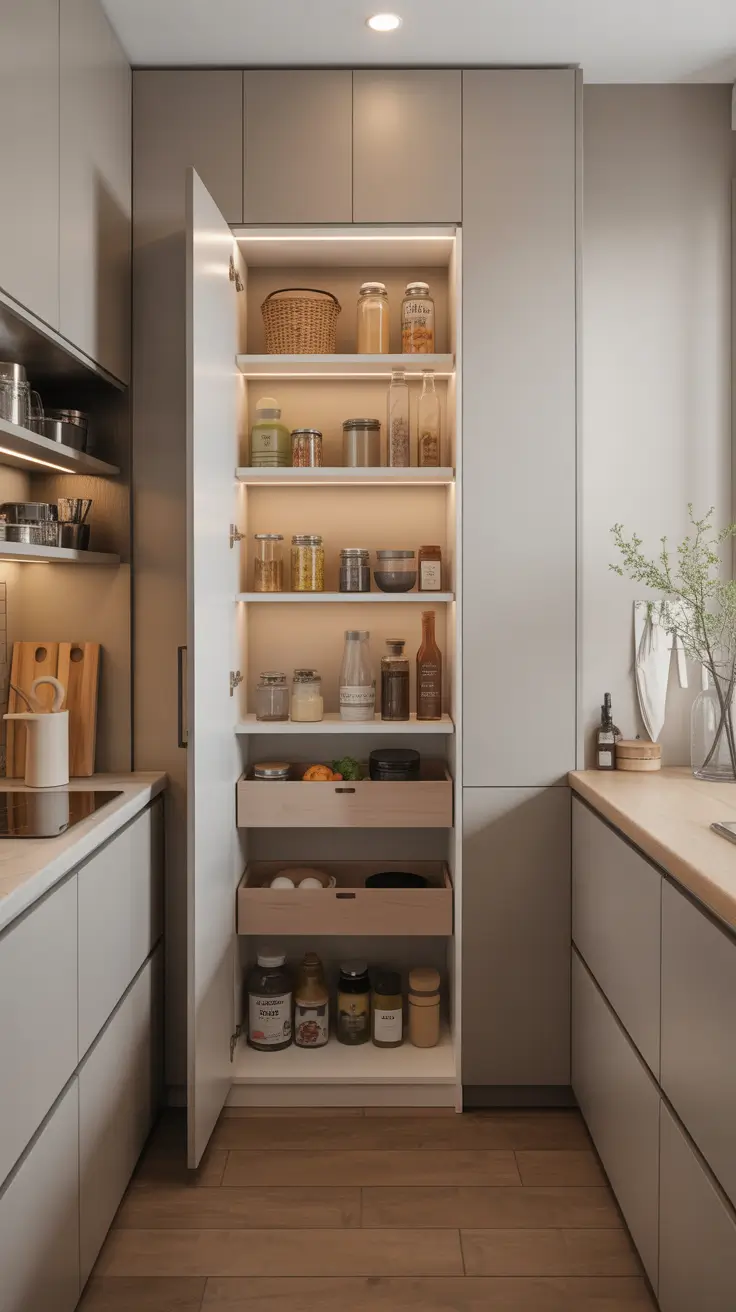 Tiny Pantry Design New Space Saving Concepts