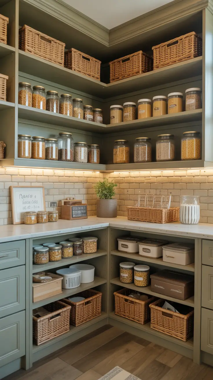 Tiny Pantry Design Corner Pantry Optimization Ideas