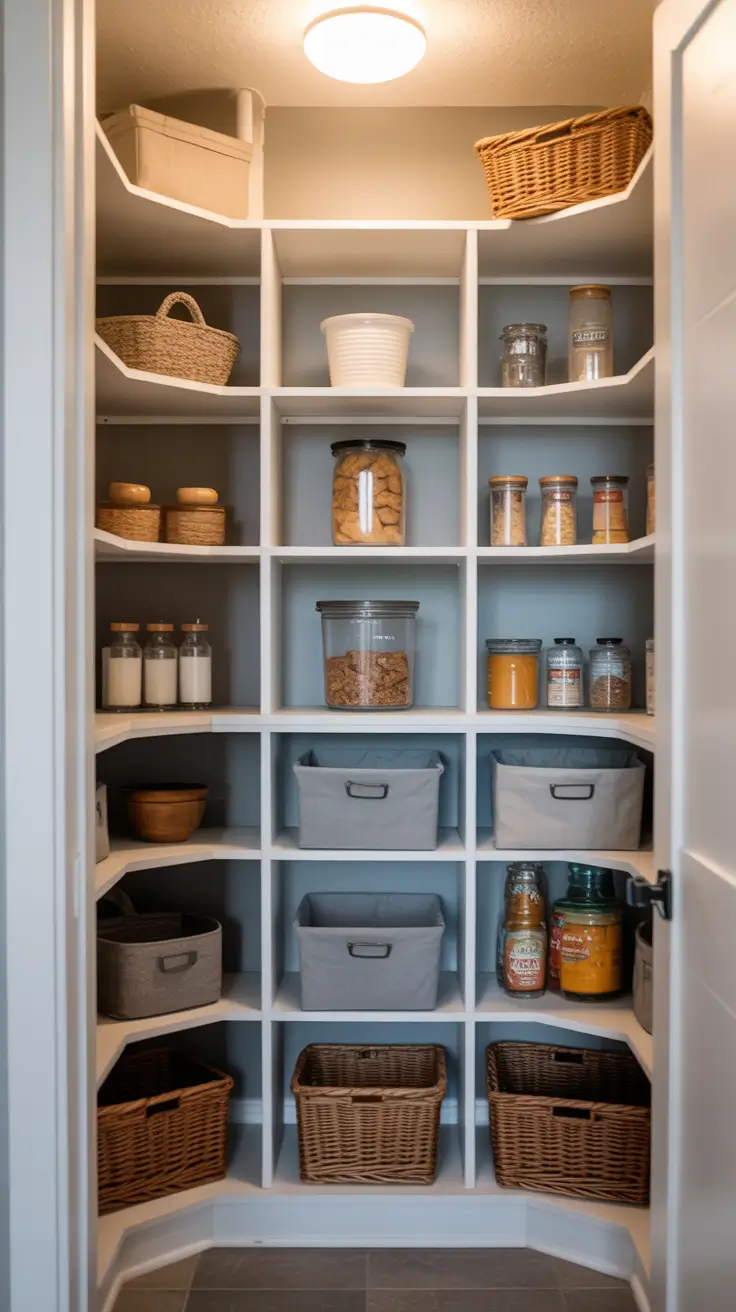 Tiny Pantry Design Simple Pantry Layout Improvements