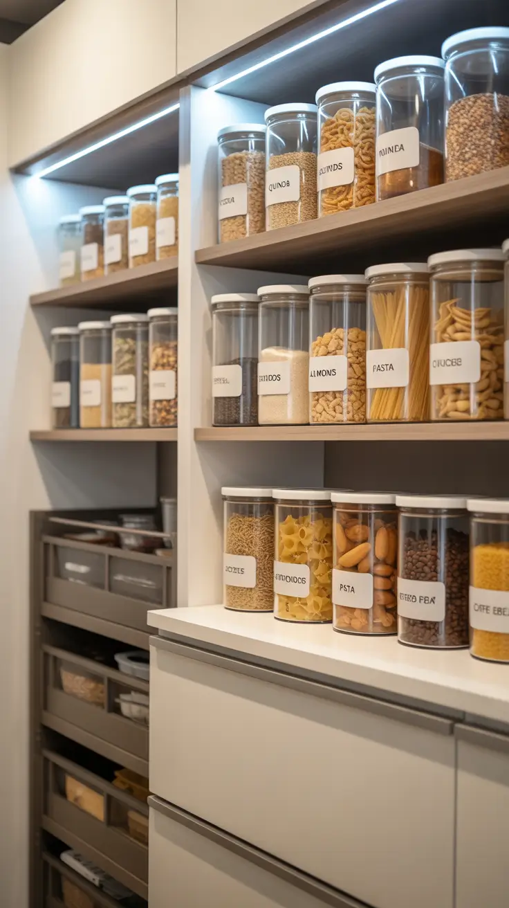 Tiny Pantry Design Food Storage Ideas For Small Spaces