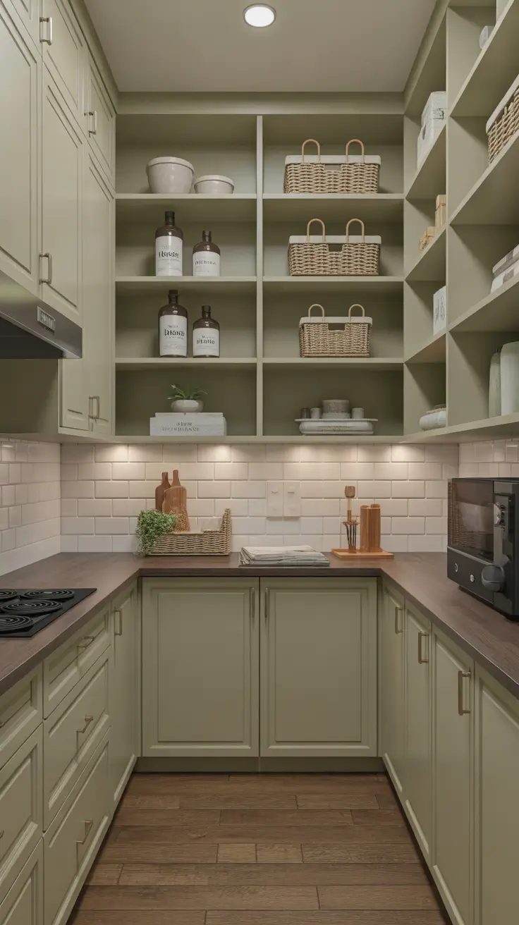 Tiny Pantry Design 2026 Built-In Shelves For Compact Pantry Rooms