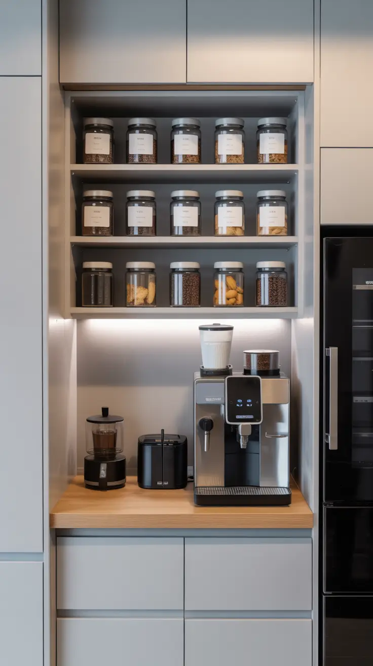 Tiny Pantry Design Office Pantry Setups For Daily Efficiency