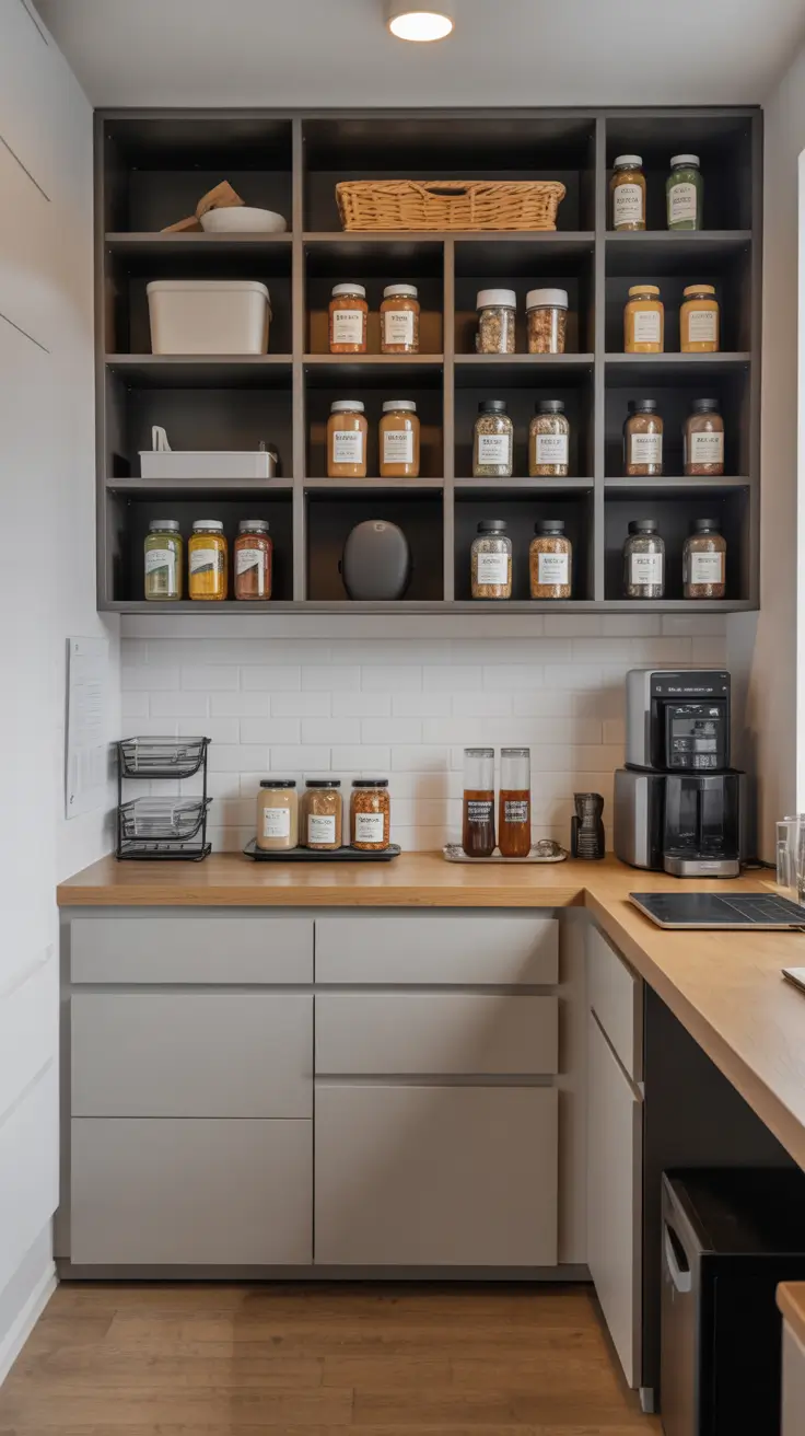 Tiny Pantry Design Office Pantry Setups For Daily Efficiency