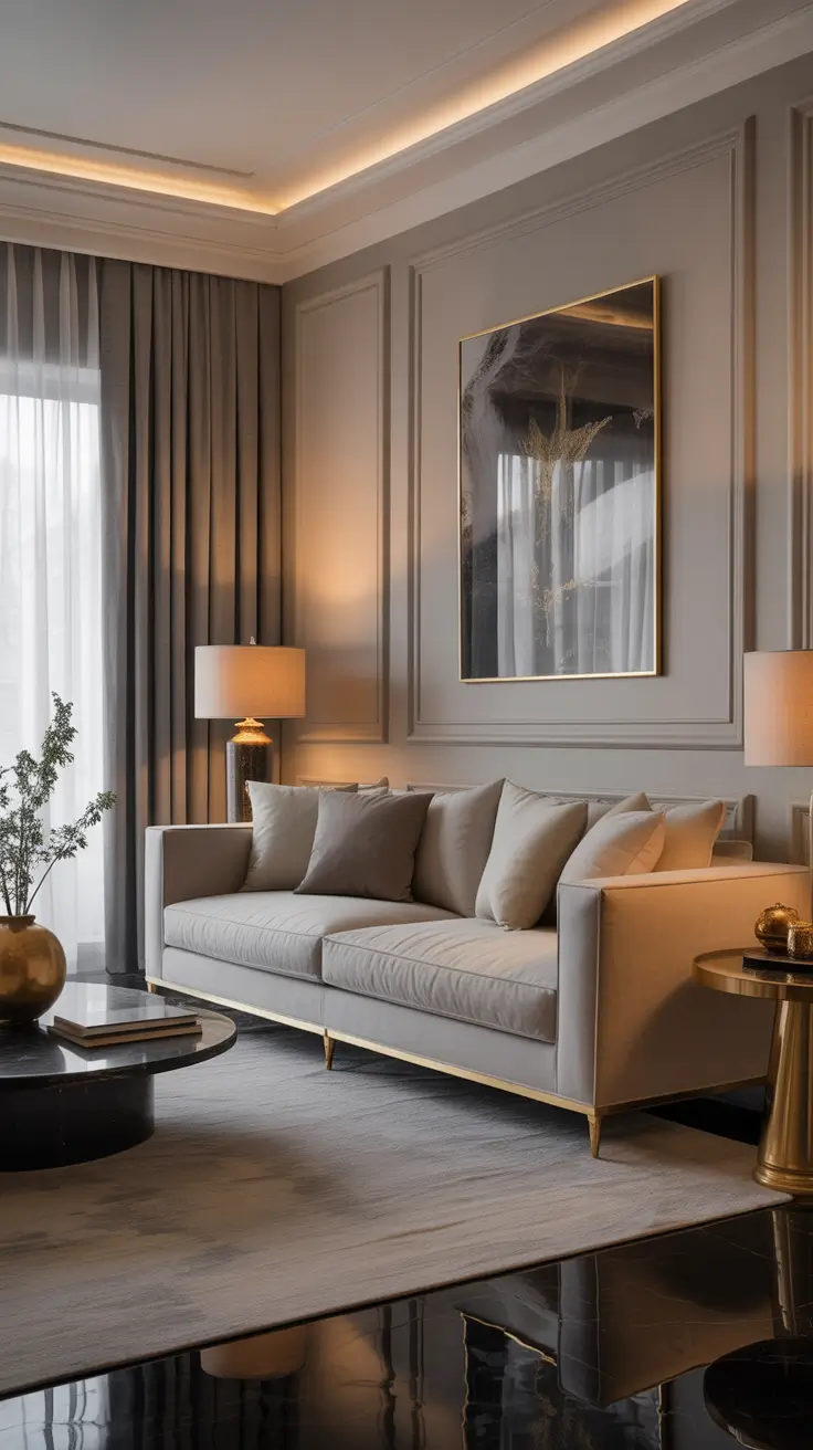 Luxury Sofa Designs For Elegant Living Rooms