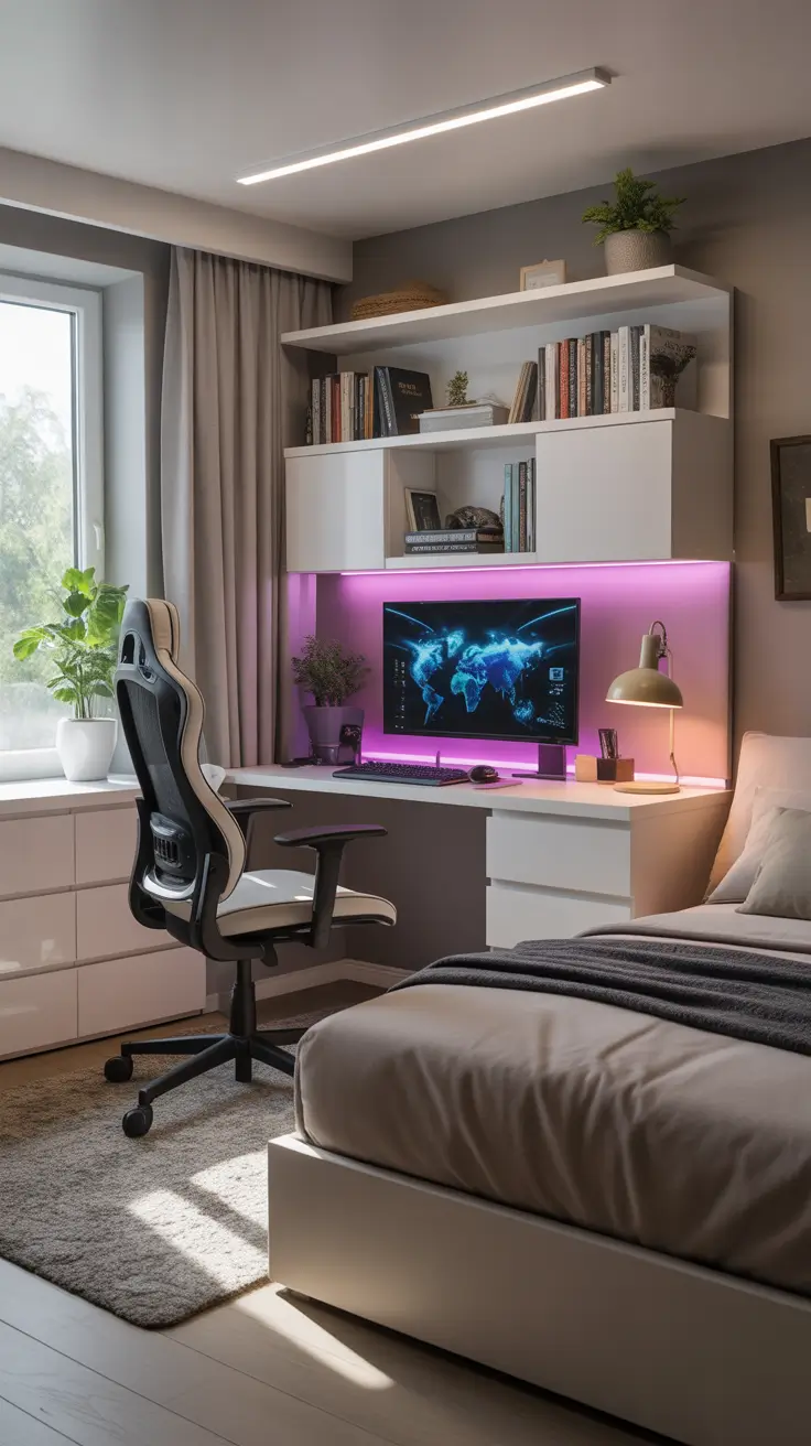 Gaming Desk Ideas 2026 Gaming Desk Setup Ideas For Small Bedrooms