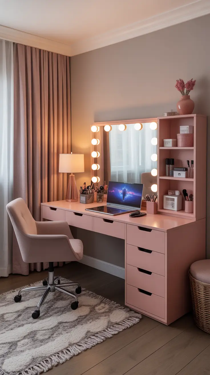 Gaming Desk Ideas 2026 Vanity And Gaming Desk Ideas For Shared Spaces