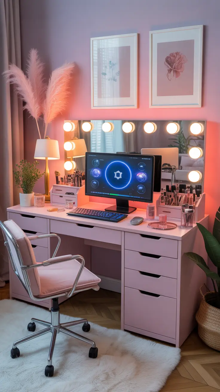 Gaming Desk Ideas 2026 Makeup And Gaming Desk Setups That Work Together