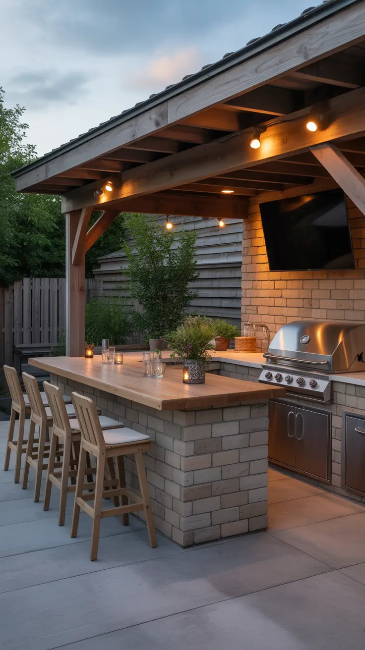 Outdoor Bar Ideas On Backyard That Set The Mood