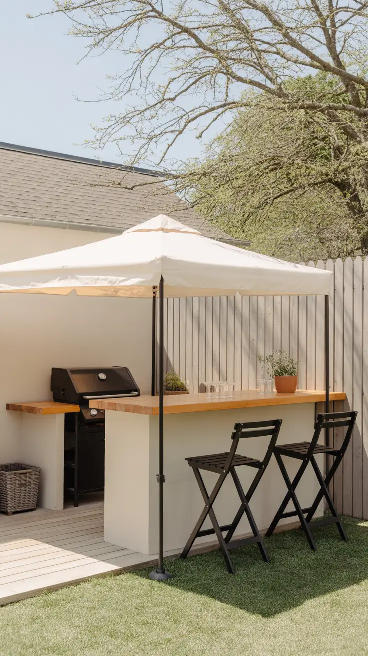 Outdoor Bar Ideas On Backyard Small Space Design