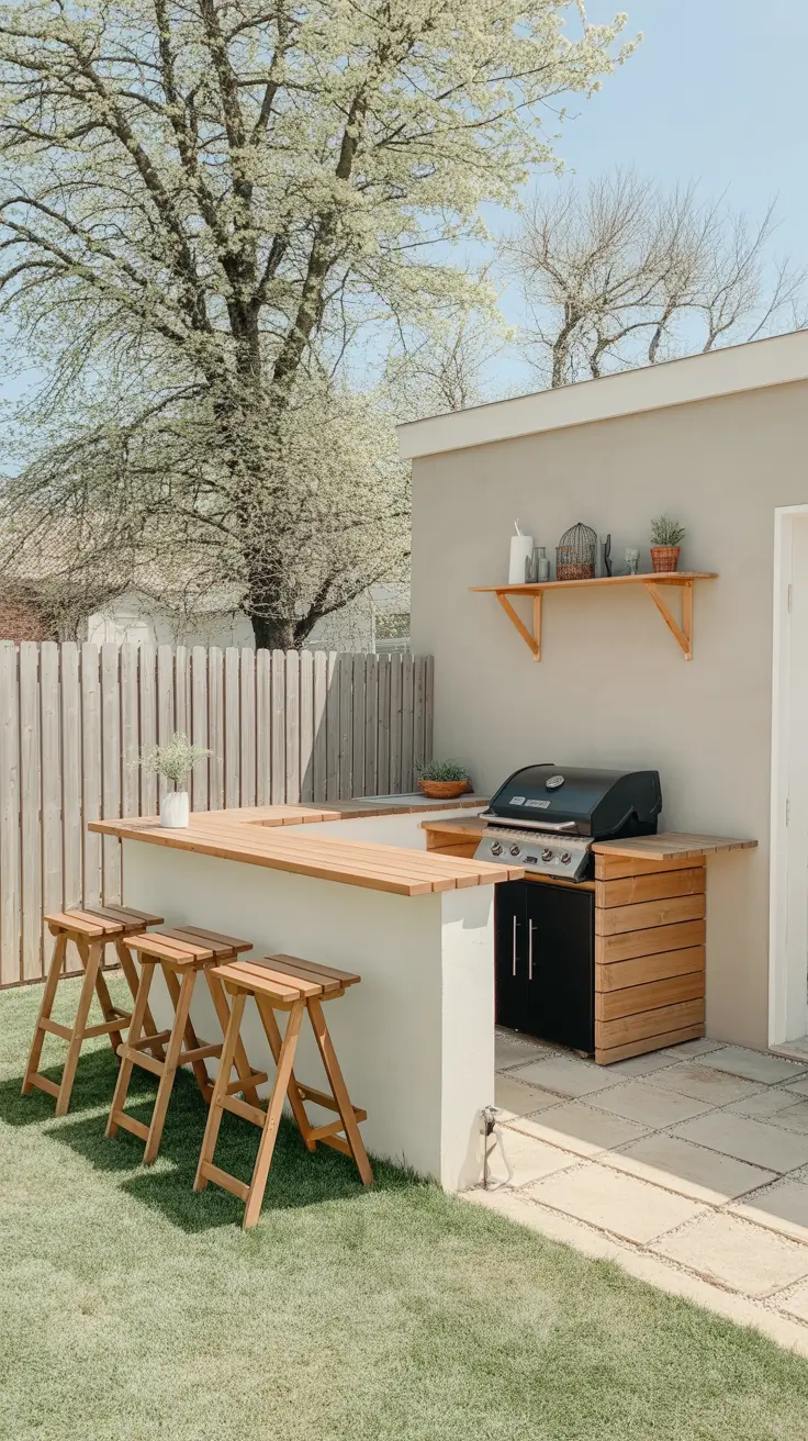 Outdoor Bar Ideas On Backyard Small Space Design