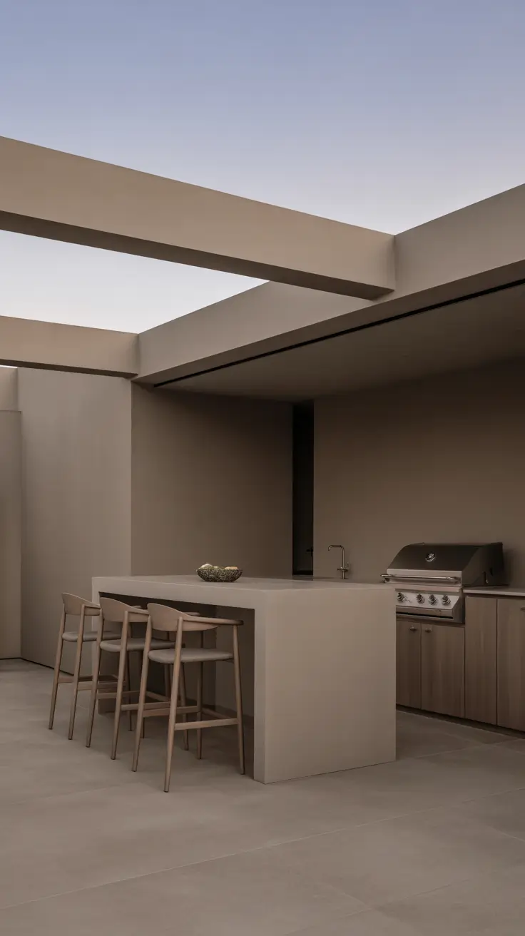 Outdoor Bar Ideas On Backyard Modern Design