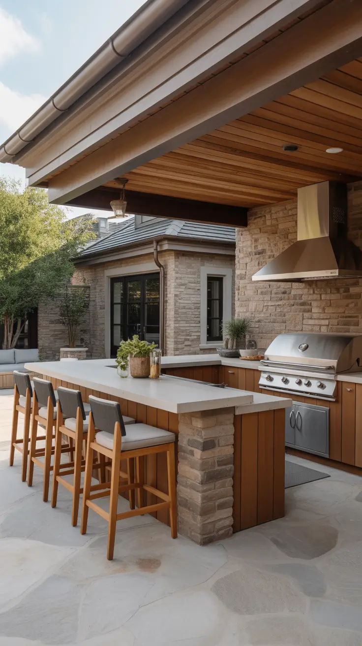 Outdoor Bar Ideas On Backyard Luxury Outdoor Kitchen Bar